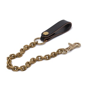 Q&#039;s Strap wallet chain / Bridle &amp; brass